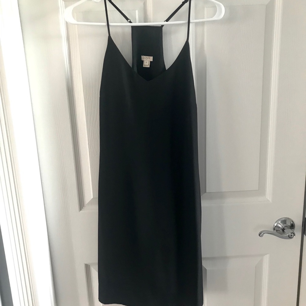 J.Crew Factory Black Strappy Dress
